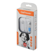 Наушники вставные GoPower GPHP10 Lightning (m) белый GoPower 00-00022805