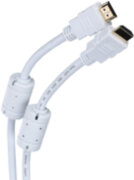 Кабель HDMI 19M/M ver 2.0, 5М, 2 фильтра, белый  Aopen <ACG711DW-5M> AOpen HDMI (m) - HDMI (m) 5м
