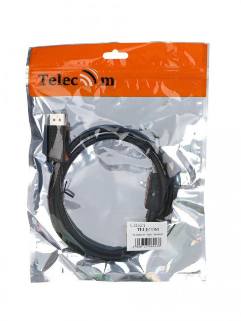 Кабель соединительный DP-DP 1.2V 4K@60Hz  1м Telecom <CG712-1M> Telecom DisplayPort (m) - DisplayPort (m) 1м