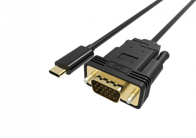 Кабель-адаптер USB 3.1 Type-Cm --> VGA(M) 1080@60Hz, 1.8M VCOM <CU421C-1.8M> Telecom USB 3.1 Type-CM --> VGA(M) Кабель-адаптер USB 3.1 Type-Cm --> VGA(M) 1080@60Hz, 1.8M VCOM <CU421C-1.8M> Telecom USB 3.1 Type-CM --> VGA(M)
