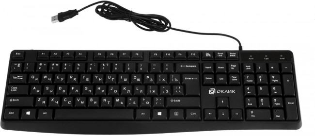 Клавиатура Oklick 145M черный USB (1659983) Oklick 1659983 Клавиатура Oklick 145M черный USB (1659983) Oklick 1659983