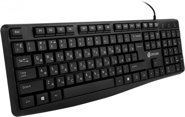 Клавиатура Oklick 145M черный USB (1659983) Oklick 1659983 Клавиатура Oklick 145M черный USB (1659983) Oklick 1659983