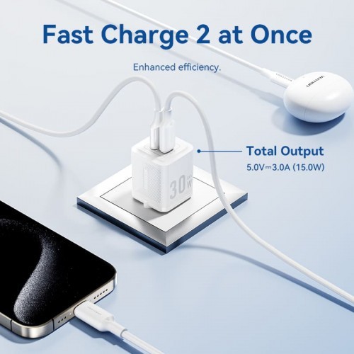 Набор для зарядки Vention з/у GaN 30W 2 порта USB (C + A) и кабель USB-C 3А Чёрный, шт. Vention TZ-FEQB0-EU-01 Набор для зарядки Vention з/у GaN 30W 2 порта USB (C + A) и кабель USB-C 3А Чёрный, шт. Vention TZ-FEQB0-EU-01