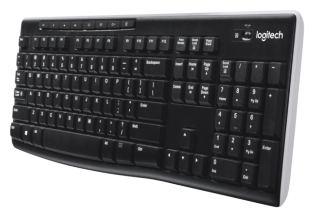 Клавиатура Logitech Wireless Keyboard K270