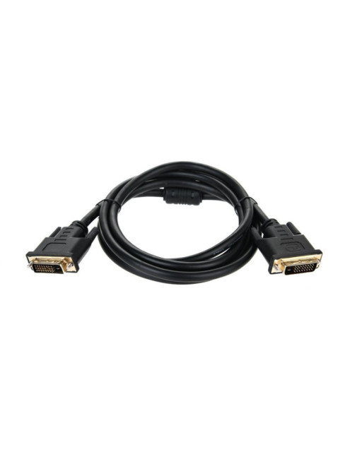 Кабель DVI-D--DVI-D Dual link 25M/25M, экран, феррит.кольца, 1.8м Telecom <TCG441D-1.8M> VCOM DVI-D (m) - DVI-D (m) 1.8м