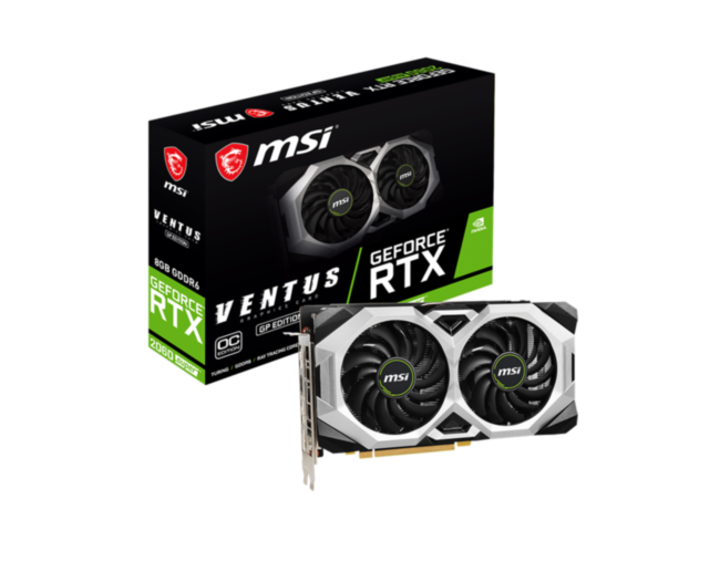 Видеокарта MSI GeForce RTX 2060 SUPER VENTUS GP OC Видеокарта MSI GeForce RTX 2060 SUPER VENTUS GP OC