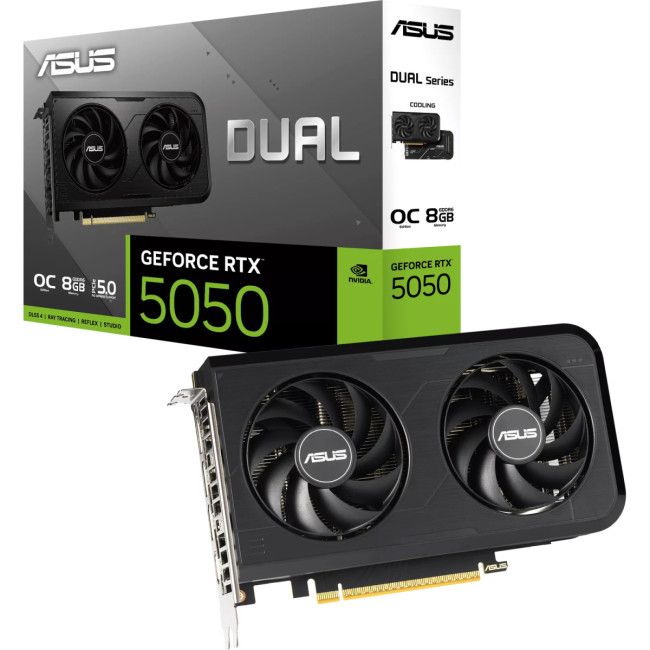 Видеокарта ASUS DUAL-RTX5050-O8G (90YV0N72-M0NA00) Видеокарта ASUS DUAL-RTX5050-O8G (90YV0N72-M0NA00)