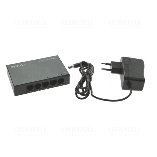 Коммутатор неуправляемый OSNOVO SW-5F Коммутатор неуправляемый OSNOVO SW-5F