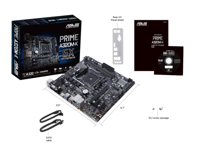 Материнская плата ASUS PRIME A320M-K Материнская плата ASUS PRIME A320M-K