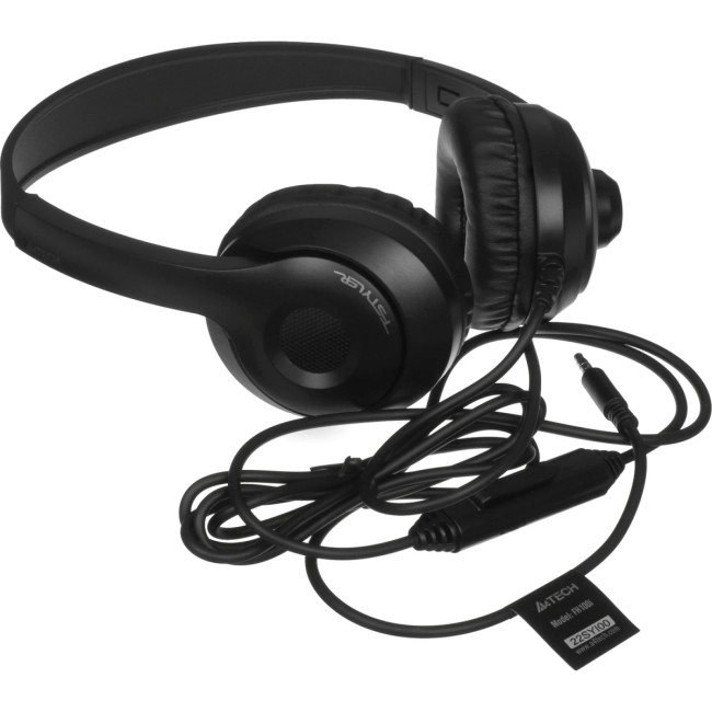 Наушники с микрофоном A4Tech Fstyler FH100i черный 1.8м накладные (FH100I (STONE BLACK)) A4Tech FH100I (STONE BLACK)