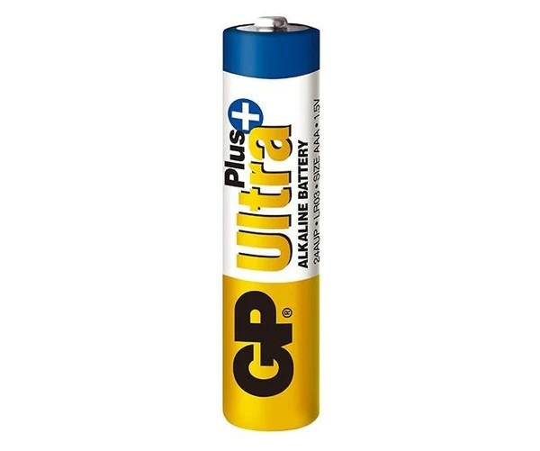 Алкалиновые батарейки GP Ultra Plus Alkaline 24А AАA - 2 шт. на блистере GP 4891199100307