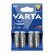 Батарейка Varta ULTRA FR6 AA BL4 Lithium 1.5V (6106) (4/40/400) (4 шт.) Varta ULTRA FR6 AA BL4 Lithium 1.5V (6106) (4/40/400) (4 шт.)