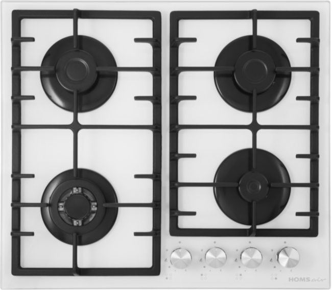 Газовая варочная панель HOMSair HOMSAir NHGG646WH Газовая варочная панель HOMSair HOMSAir NHGG646WH