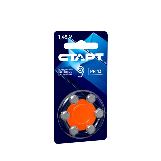 Элемент питания Воздушно-цинковые батарейки СТАРТ PR13-BL6