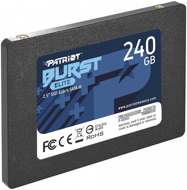 Накопитель SSD Patriot PBE240GS25SSDR Накопитель SSD Patriot PBE240GS25SSDR