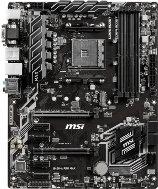 Материнская плата MSI B450-A PRO MAX