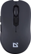Defender Беспроводная оптическая мышь Gassa MM-105 черный,6D,800-1600dpi,бесшумн Defender 52105