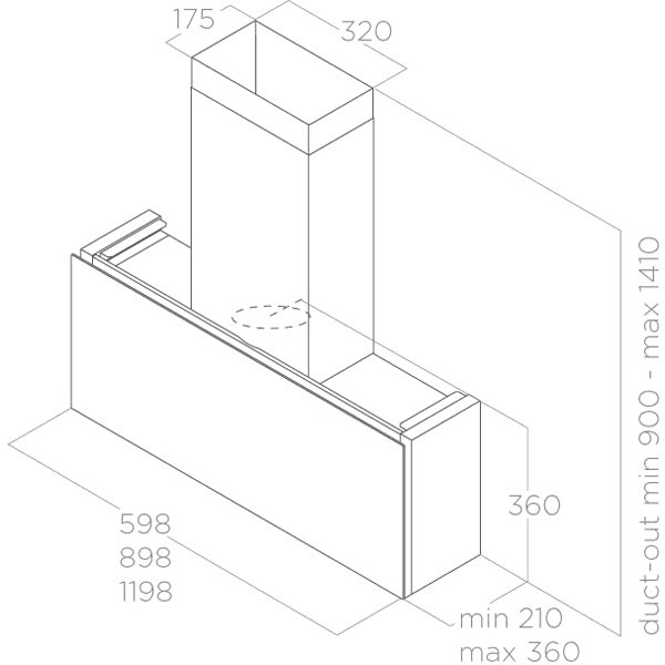 Вытяжки Elica Вытяжка настенная Elica RULES BL/F/90-PRF0163751 Вытяжки Elica Вытяжка настенная Elica RULES BL/F/90-PRF0163751