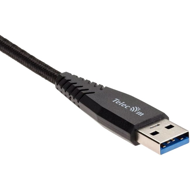 Кабель-адаптер USB 3.1 Type-Cm --> USB 3.0 Am, 2метра  Telecom <TC402B-2M> VCOM TC402B-2M
