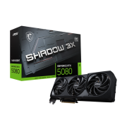 Видеокарта MSI GeForce RTX 5080 16G SHADOW 3X OC Видеокарта MSI GeForce RTX 5080 16G SHADOW 3X OC