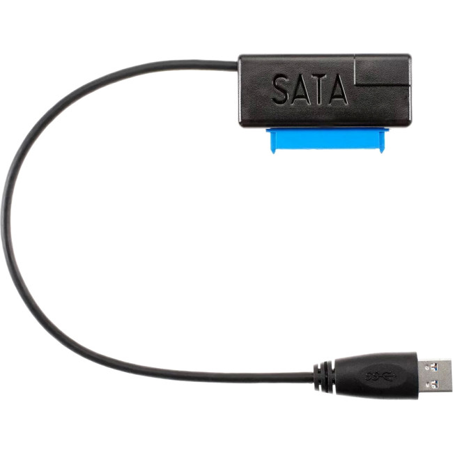 Кабель-адаптер USB3.0 ---SATA III 2.5/3,5"+SSD, правый угол, VCOM <CU817A> VCOM CU817A
