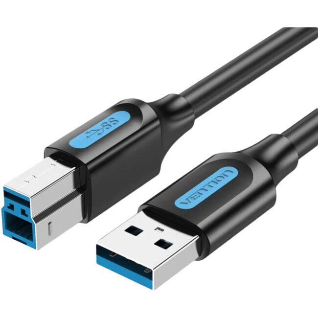 Кабель Vention USB 3.0 AM/BM  - 1.5м Кабель Vention USB 3.0 AM/BM - 1.5 м (COOBG)