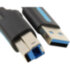 Кабель Vention USB 3.0 AM/BM  - 1.5м Кабель Vention USB 3.0 AM/BM - 1.5 м (COOBG)