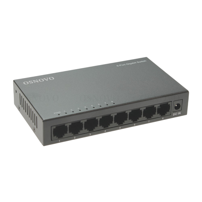 Коммутатор неуправляемый OSNOVO SW-8G Коммутатор неуправляемый OSNOVO SW-8G