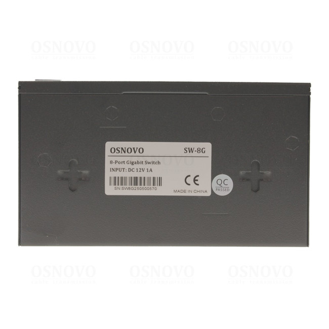 Коммутатор неуправляемый OSNOVO SW-8G Коммутатор неуправляемый OSNOVO SW-8G