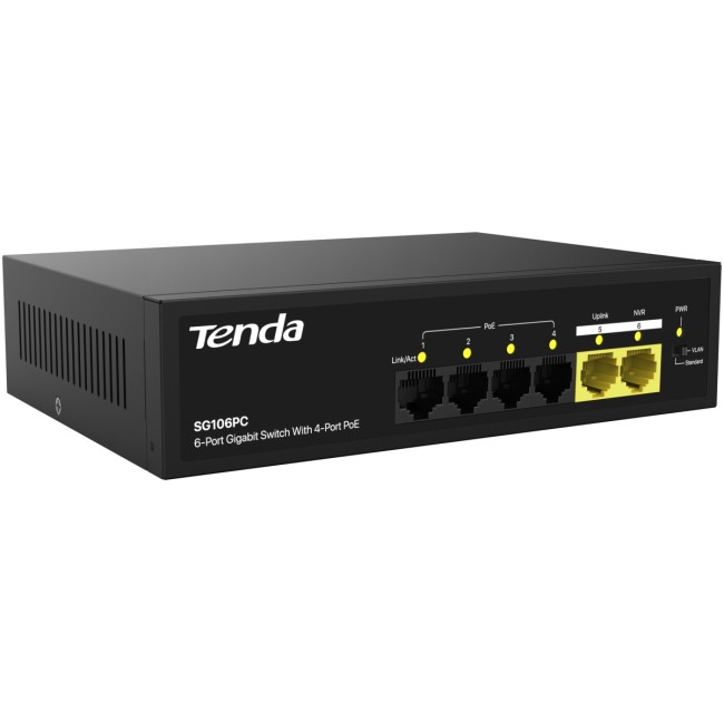 Коммутатор Tenda SG106PC Коммутатор Tenda SG106PC