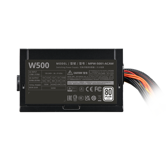 Блок питания 500 Ватт Cooler Master Elite NEX W500