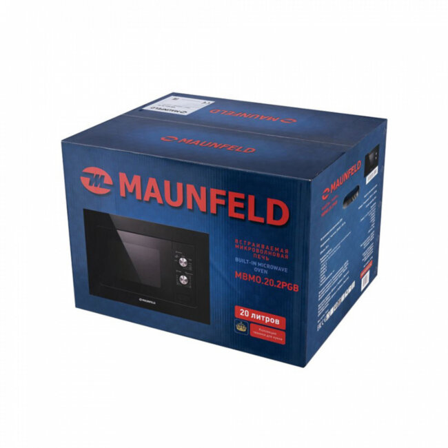 Печь микроволновая электрич. Maunfeld MBMO.20.2PGB Печь микроволновая электрич. Maunfeld MBMO.20.2PGB