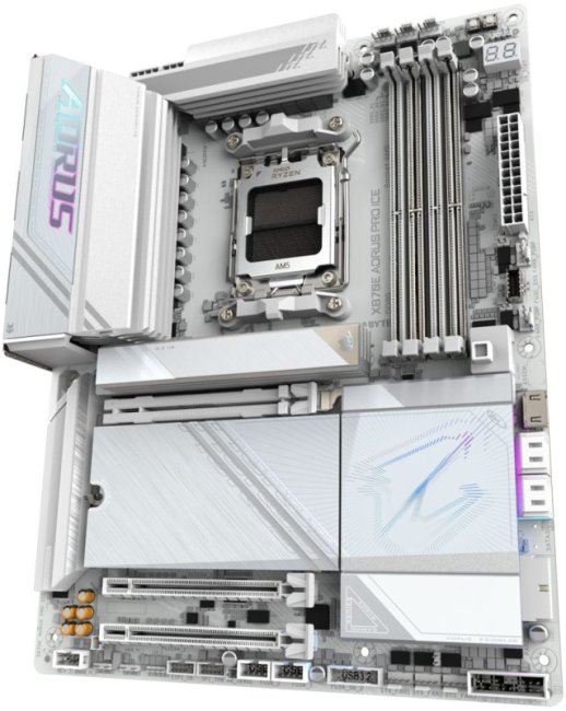 Материнская плата GIGABYTE X870E AORUS PRO ICE Материнская плата GIGABYTE X870E AORUS PRO ICE