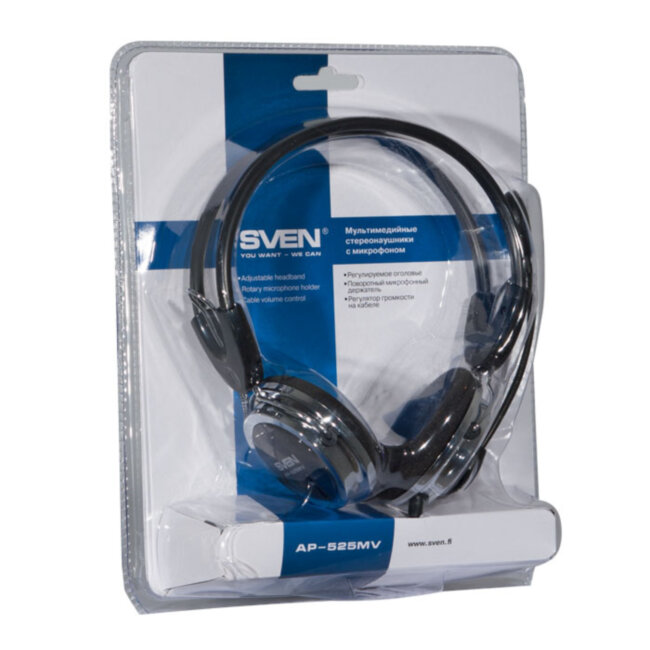 Наушники с микрофоном SVEN AP-525MV SVEN AP-525MV Наушники с микрофоном SVEN AP-525MV SVEN AP-525MV