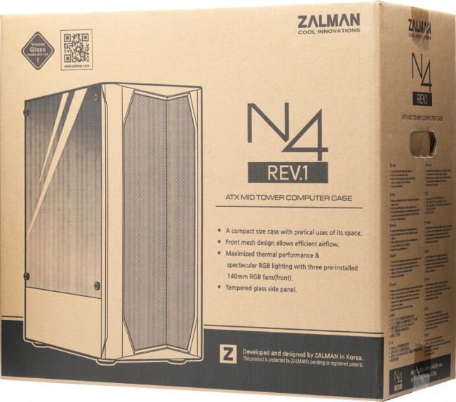 Корпус Zalman N4 REV.1 BLACK Корпус Zalman N4 REV.1 BLACK