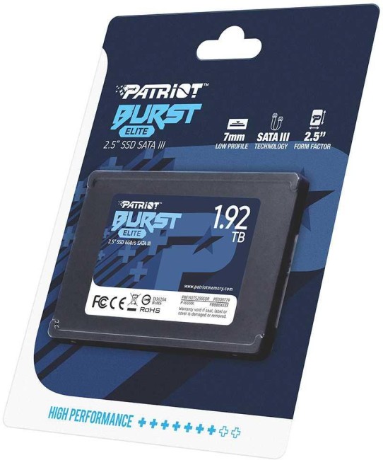 Накопитель SSD Patriot PBE192TS25SSDR