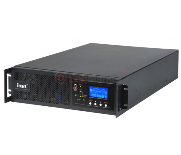 ИБП INVT Rack online, 6 kVA/ 6 кВт, 16 шт. 12В*7Ач, возможность подключения внешних АКБ ИБП INVT HR1106XS