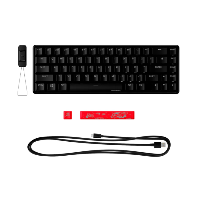 Клавиатура игровая HyperX Alloy Origins 65 Aqua (RUS) HP 56R64AA#ABA