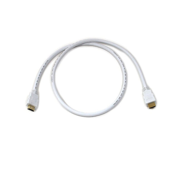 Кабель HDMI 19M/M ver 2.0, 1М, белый  Aopen <ACG711W-1M> AOpen HDMI (m) - HDMI (m) 1м