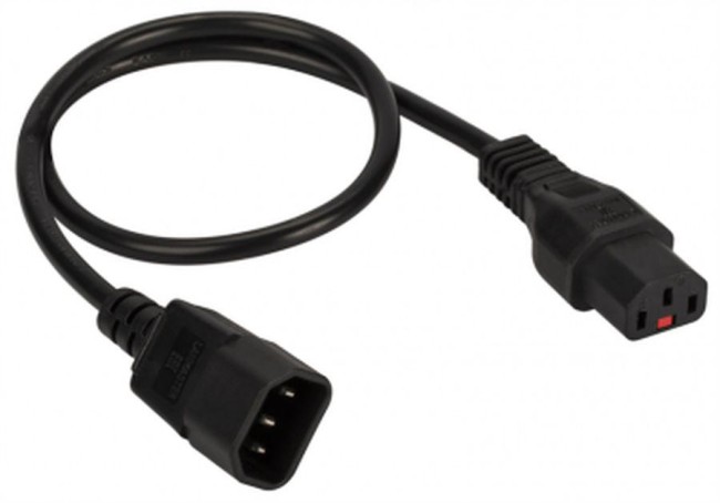 Шнур питания LANMASTER LAN-PP13L/14-1.8-BK