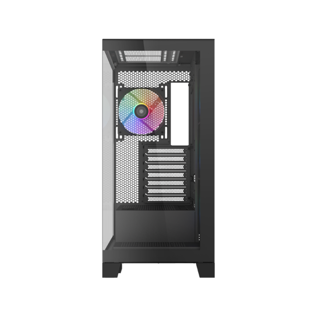 Корпус ПК без блока питания SAMA V50 Black V50-BKADA4X1-GL