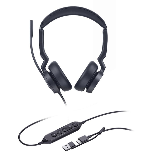 Гарнитура проводная Yealink UH46 Dual UC USB-C/A Гарнитура проводная Yealink UH46 Dual UC USB-C/A