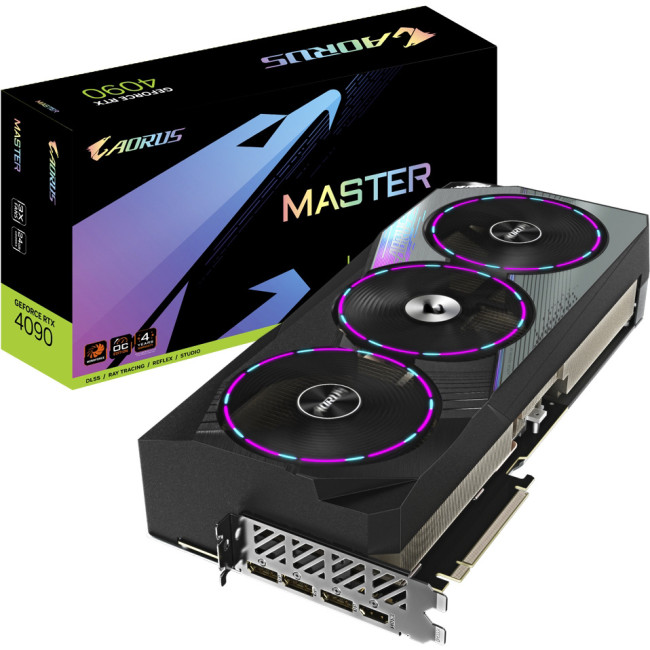 Видеокарта Gigabyte GV-N4090AORUS M-24GD Видеокарта Gigabyte GV-N4090AORUS M-24GD