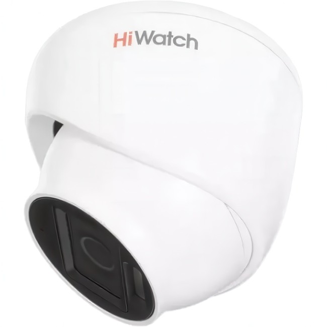 2Мп уличная купольная HD-TVI камера с гибридной подсветкой EXIR/LED до 30/20м и встроенным микрофоном (AoC), 1/2.7", f=2.8мм, мех. ИК-фильтр, 0.01 Лк@F1.2, 1 х HD-TVI/AHD/CVI/CVBS, AoC, IP67,-40С до +60С, 12В DC25% 3.3Вт макс. HiWatch DS-T203A(B) (2.8mm)