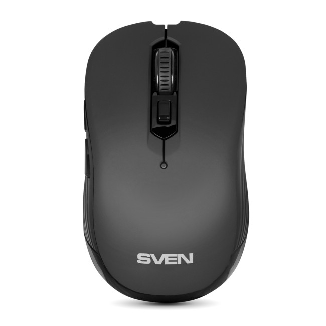 Беспроводная мышь SVEN RX-560SW чёрная (бесшумн. кл. 5+1кл. 800-1600DPI, Soft Touch, блист) Sven SV-017064