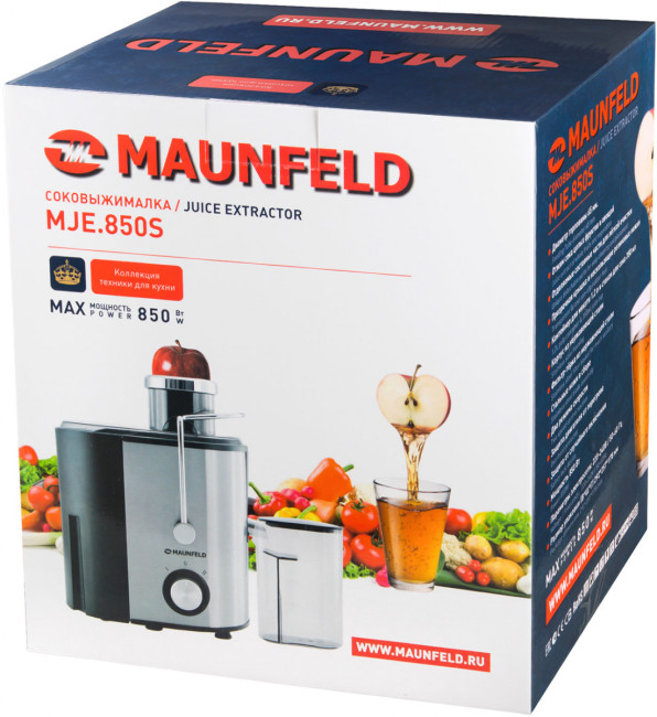 Соковыжималка MAUNFELD Maunfeld MJE.850S Соковыжималка MAUNFELD Maunfeld MJE.850S