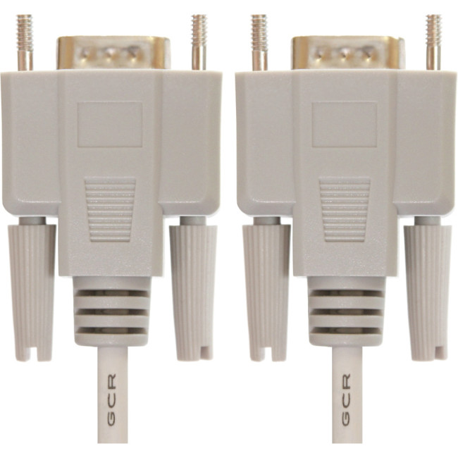 Greenconnect Кабель COM RS-232 порта соединительный 3 m GCR-DB9CM2M-3m, 9M / 9M Premium, серый, пластиковый пакет Greenconnect GCR-DB9CM2M-3m