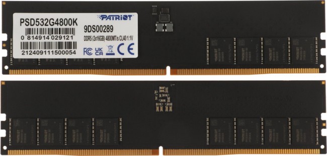 Память DDR5 2x16Gb 4800MHz Patriot PSD532G4800K