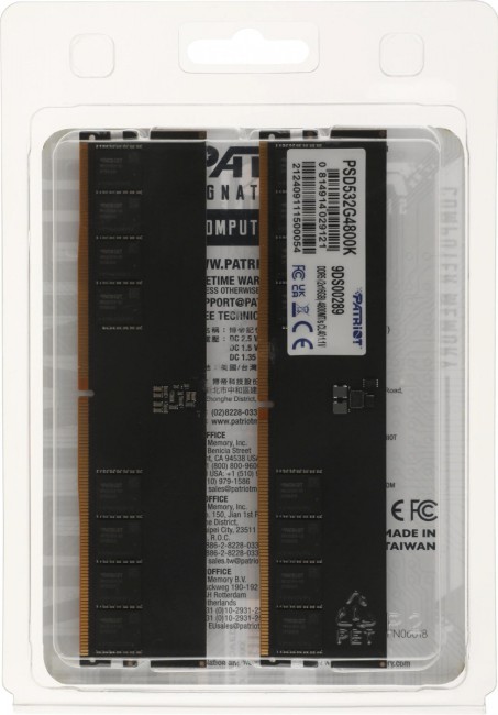 Память DDR5 2x16Gb 4800MHz Patriot PSD532G4800K