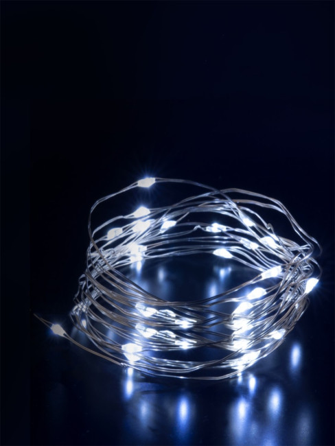 Гирлянда Гирлянда 20LED CR2032, 1 режим, 2 м, медь, белый Гирлянда Гирлянда 20LED CR2032, 1 режим, 2 м, медь, белый